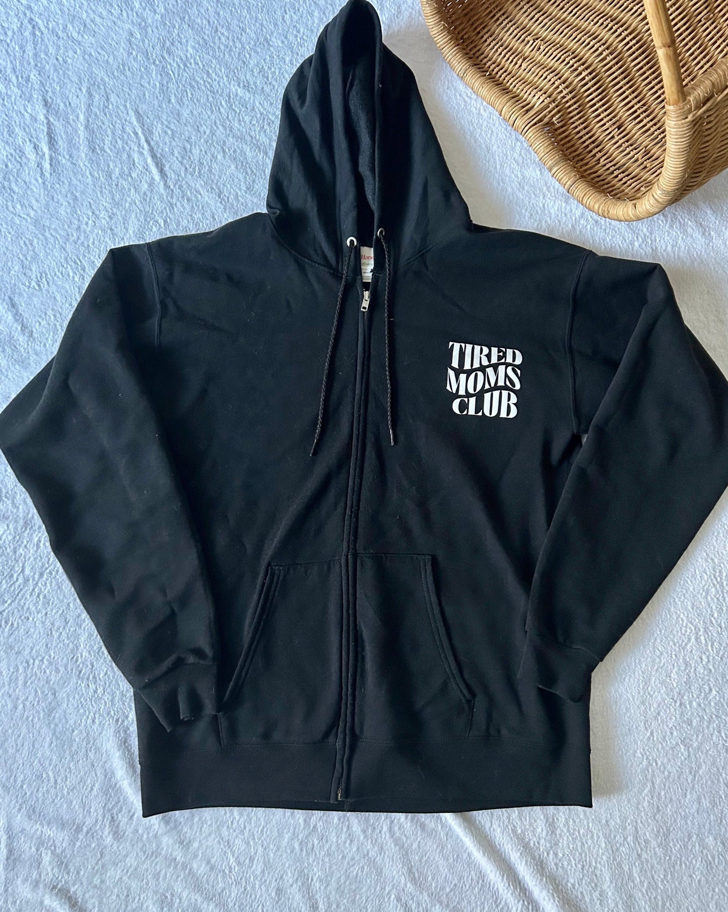 Tired Moms Club Zip Up